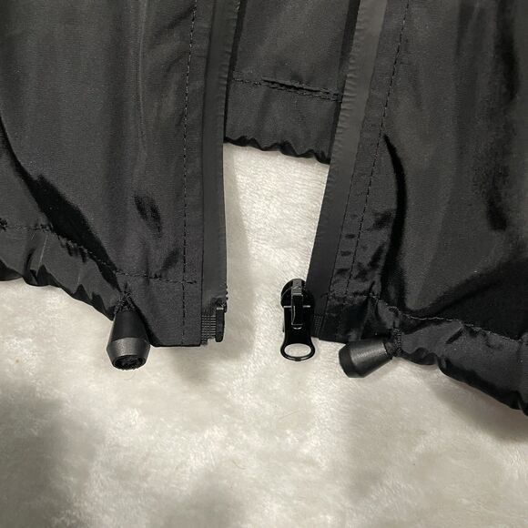 In’Voland Women’s Windbreaker Jacket Size 20W Black Hooded Lightweight - Picture 8 of 9